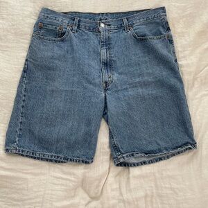 Levi's Blue Denim Men's Shorts High Waisted